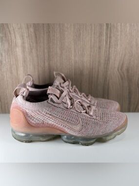 Nike Air VaporMax Flyknit 2021 Pink Oxford Shoes DJ9975-600 Women’s Size 5.5